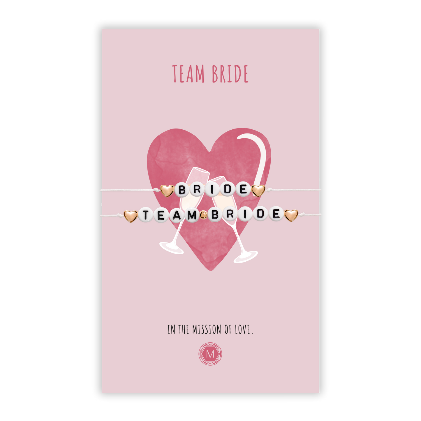 TEAM BRIDE 2x Bracelet Set