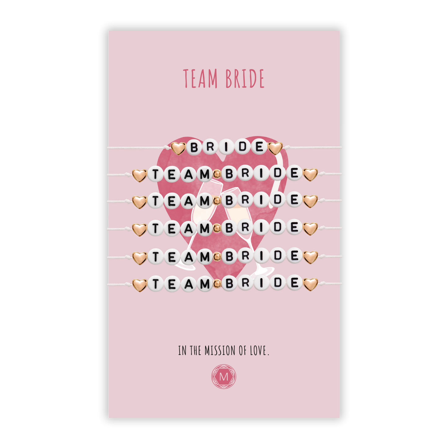 TEAM BRIDE 6x Bracelet Set