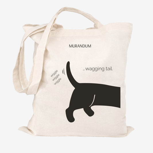 Tote bag - Happiness is a wagging tail