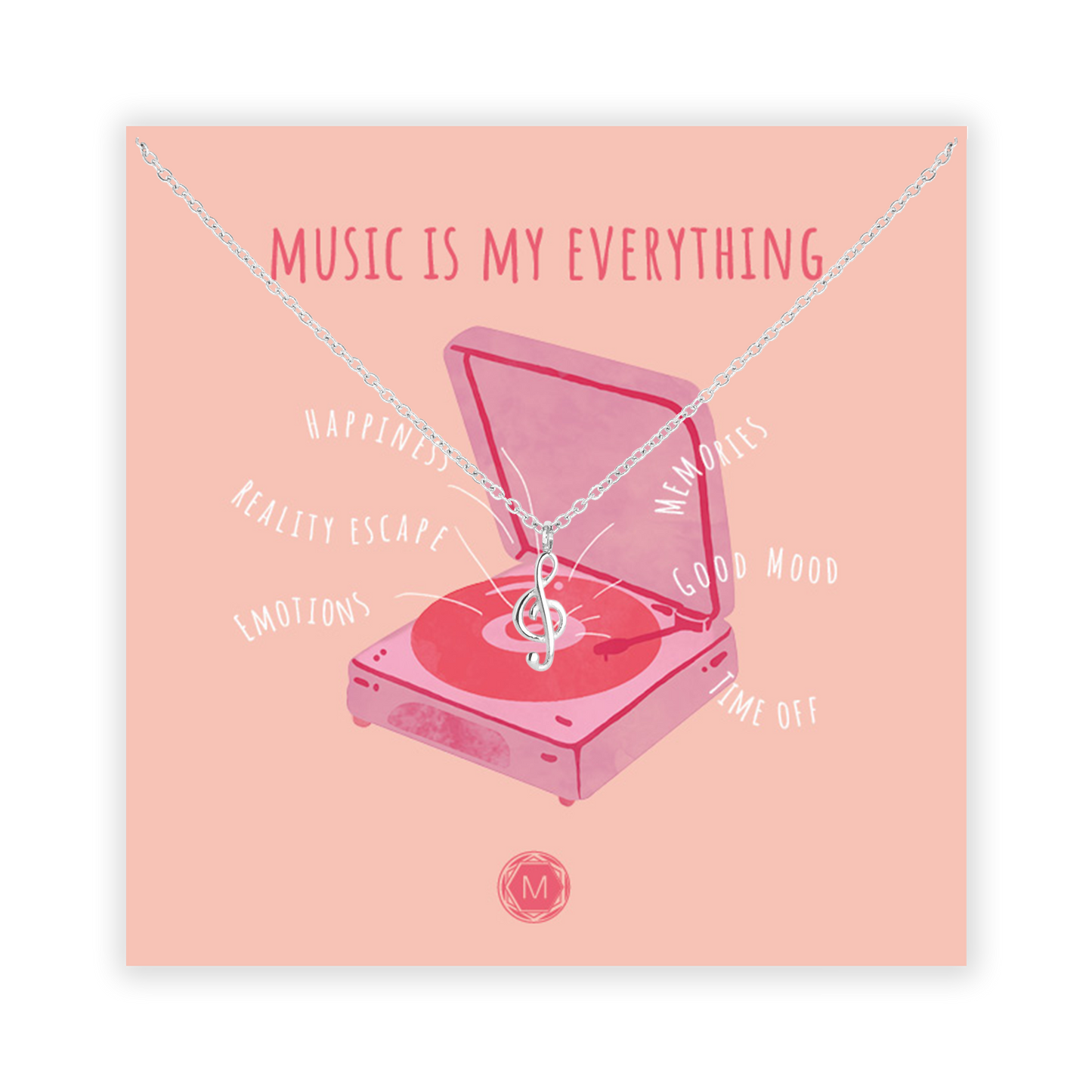 MUSIC IS MY EVERYTHING Necklace
