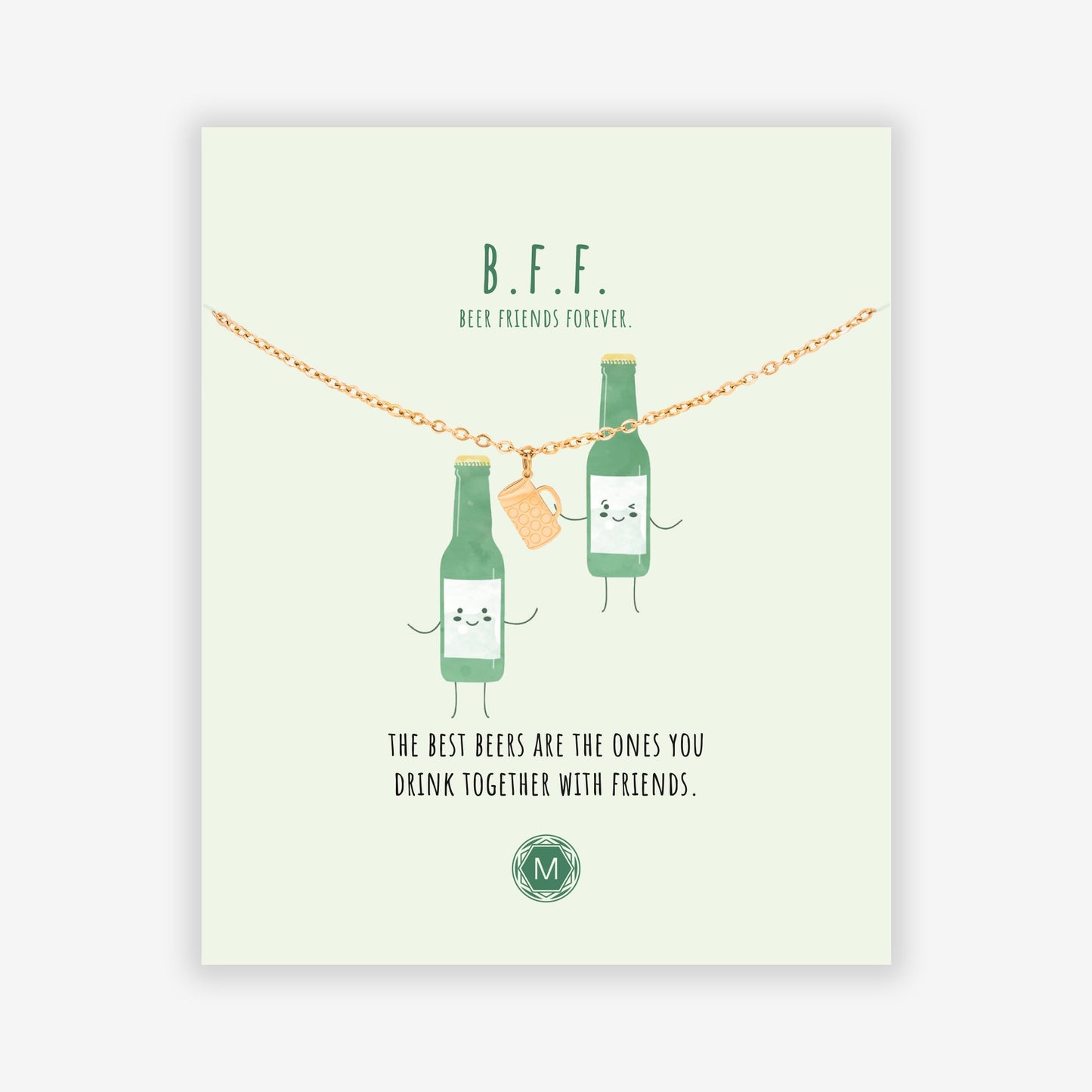 B.F.F. BEER FRIENDS FOREVER Bracelet