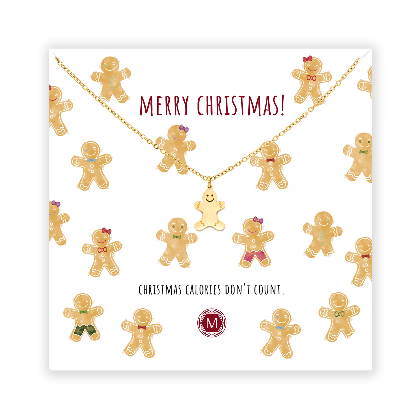 XMAS SPECIAL: GINGERBREAD Necklace