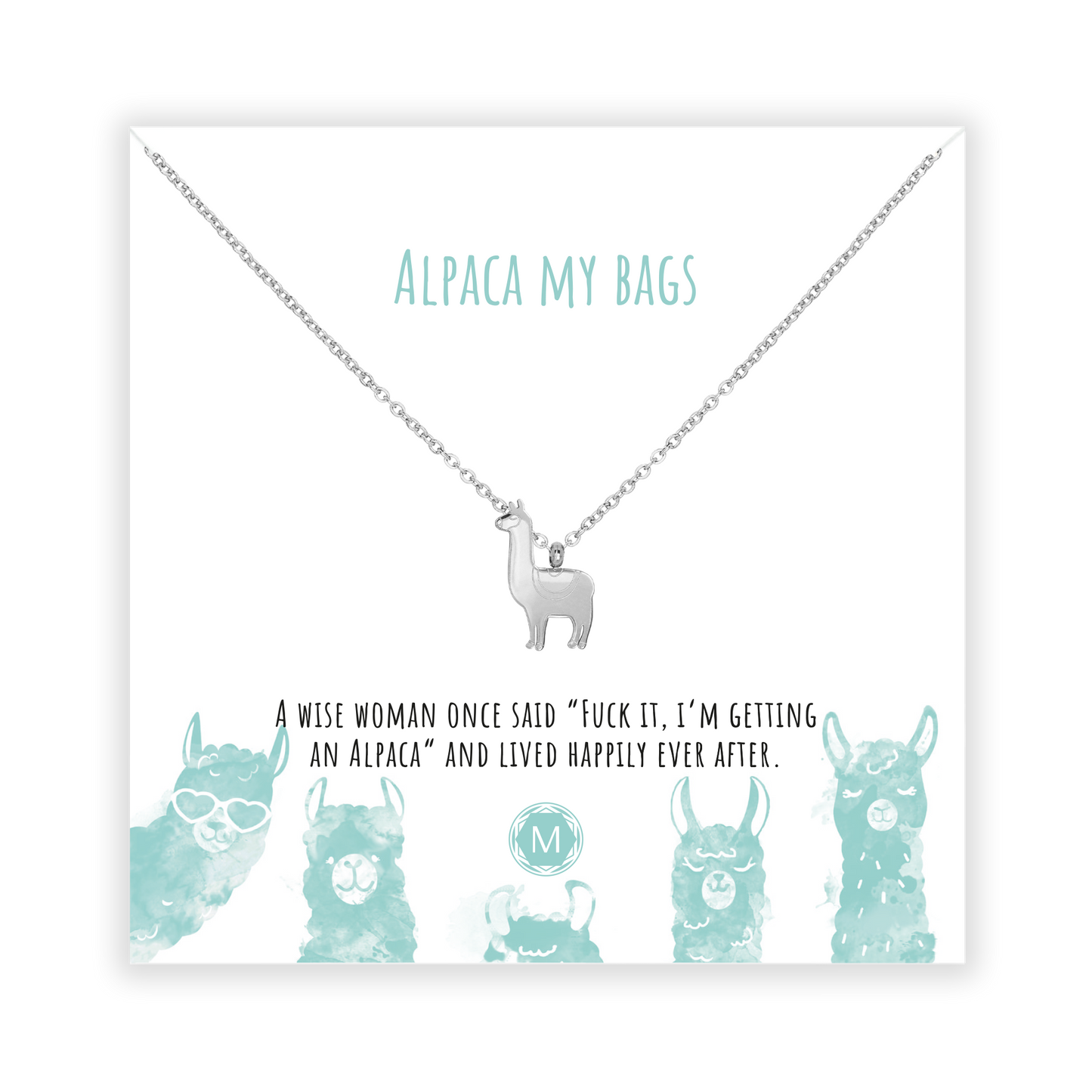 Alpaca my Bags Necklace