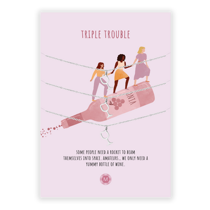 TRIPLE TROUBLE 3x Necklace