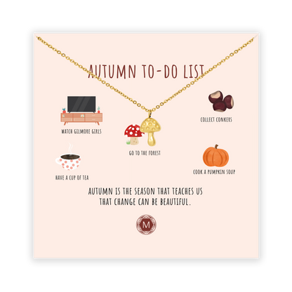 AUTUMN TO-DO-LIST Necklace