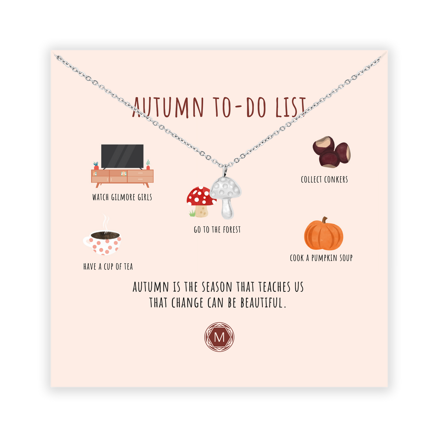 AUTUMN TO-DO-LIST Necklace